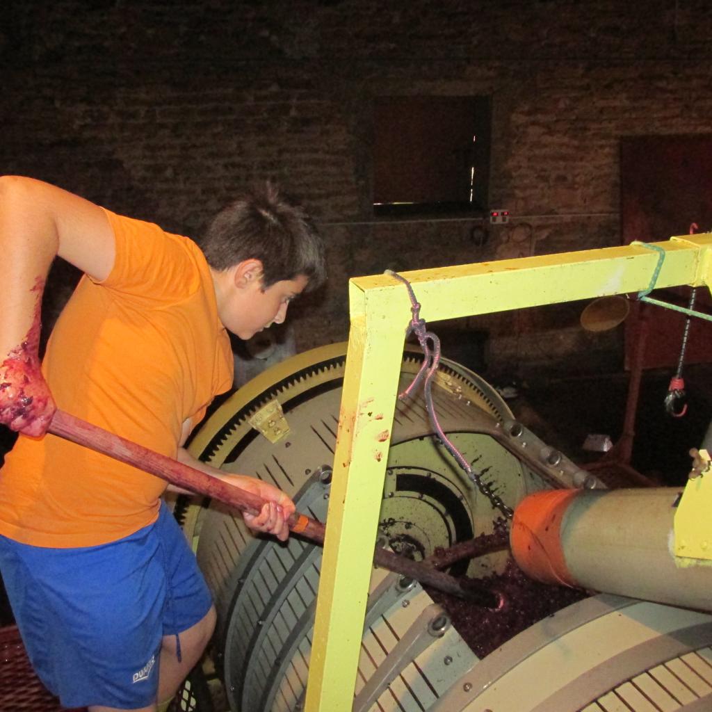 Travail au pressoir